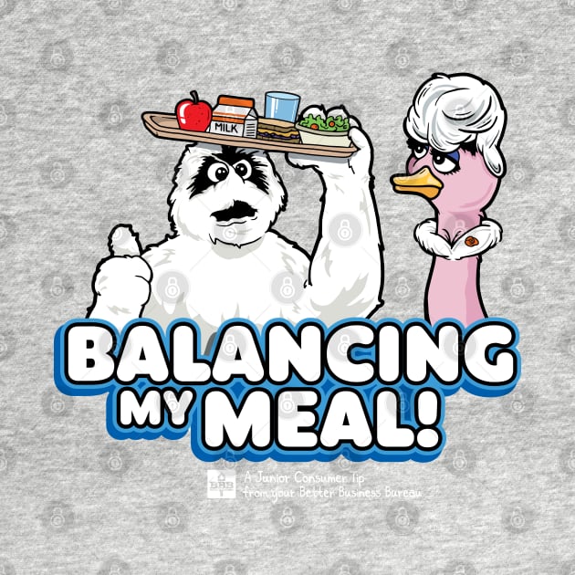 Balancing My Meal - Retro PSA - Dark by Chewbaccadoll